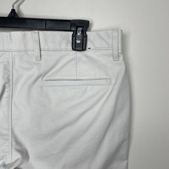 J.CREW Chino Pants Men 33 x 32 Beige Slim-Fit TruTemp365 Cotton Blend BZ109 - Picture 9 of 13